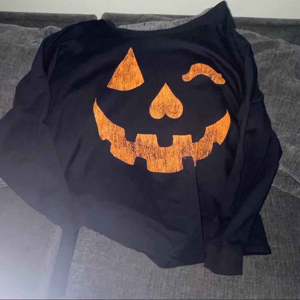 Pumpkin sweatshirt, size 3X